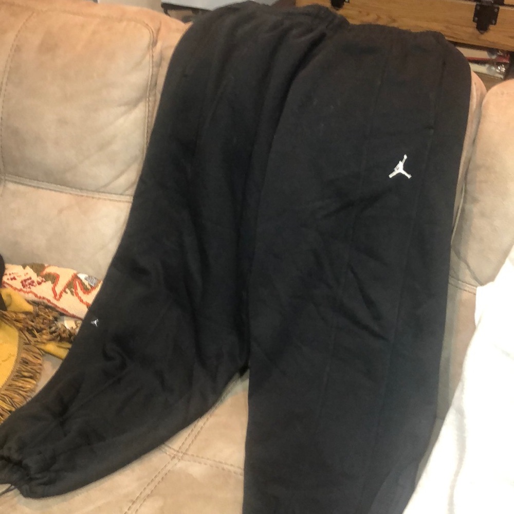 Jordan Sweatpants Size Large Barely Been Worn - image 1